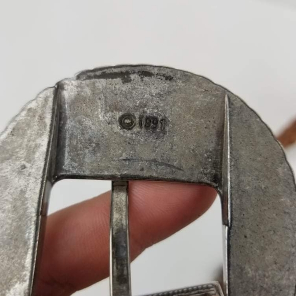 VTG Brighton Women's Belt Brown Leather Size M - Picture 7 of 8